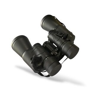 BARSKA NIC Vtg Black Binoculars with Case Fully Coated Optics 10x50WA 122M/1000M